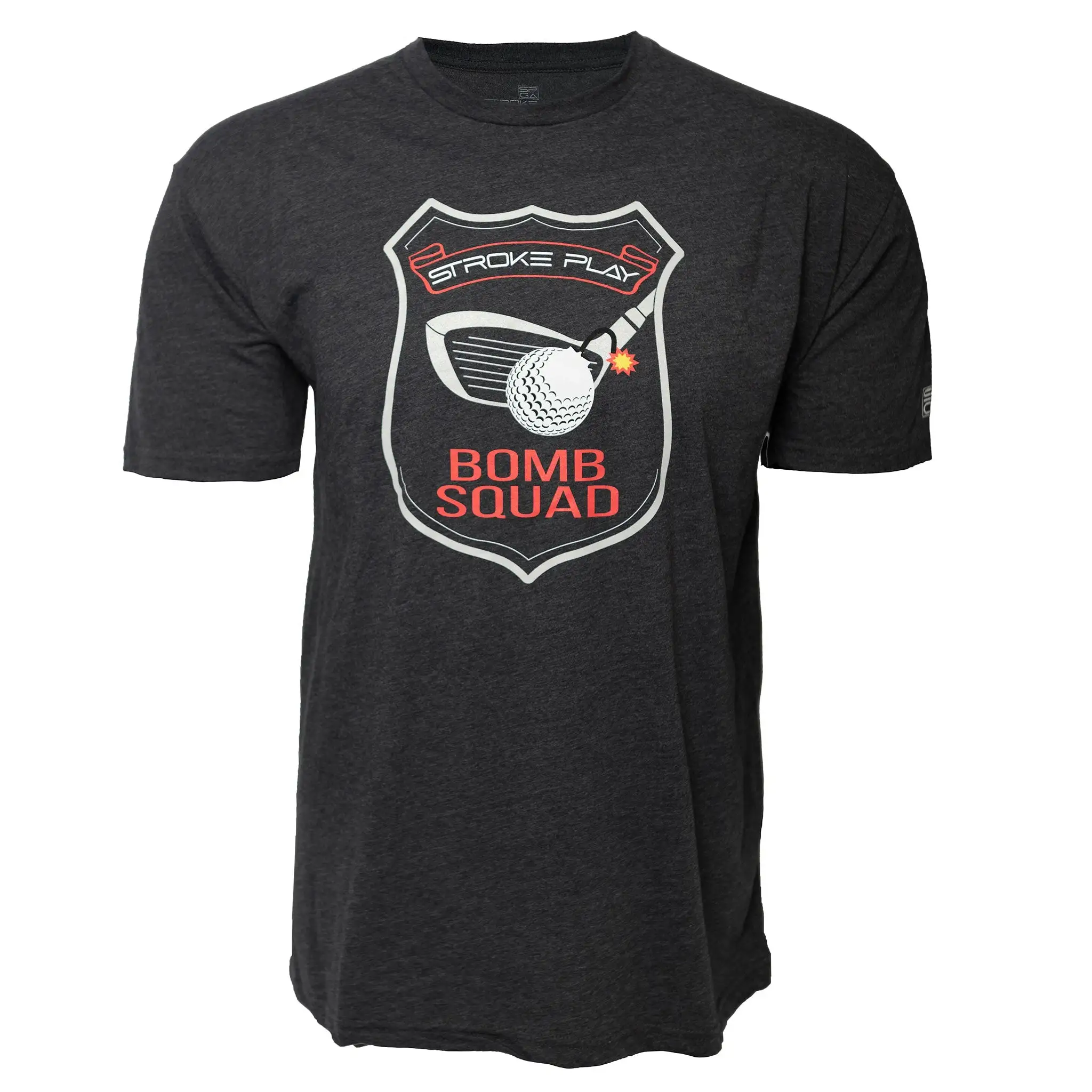 Stroke Play Golf Apparel Bomb Squad Men's T-Shirt 3 Stroke Play Golf Apparel Bomb Squad Men's T-Shirt
