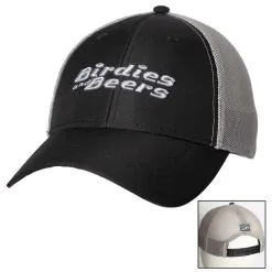Stroke Play Golf Apparel Birdies And Beers Trucker Hat -golf clubs Shop BirdiesandBeersBlack 919478