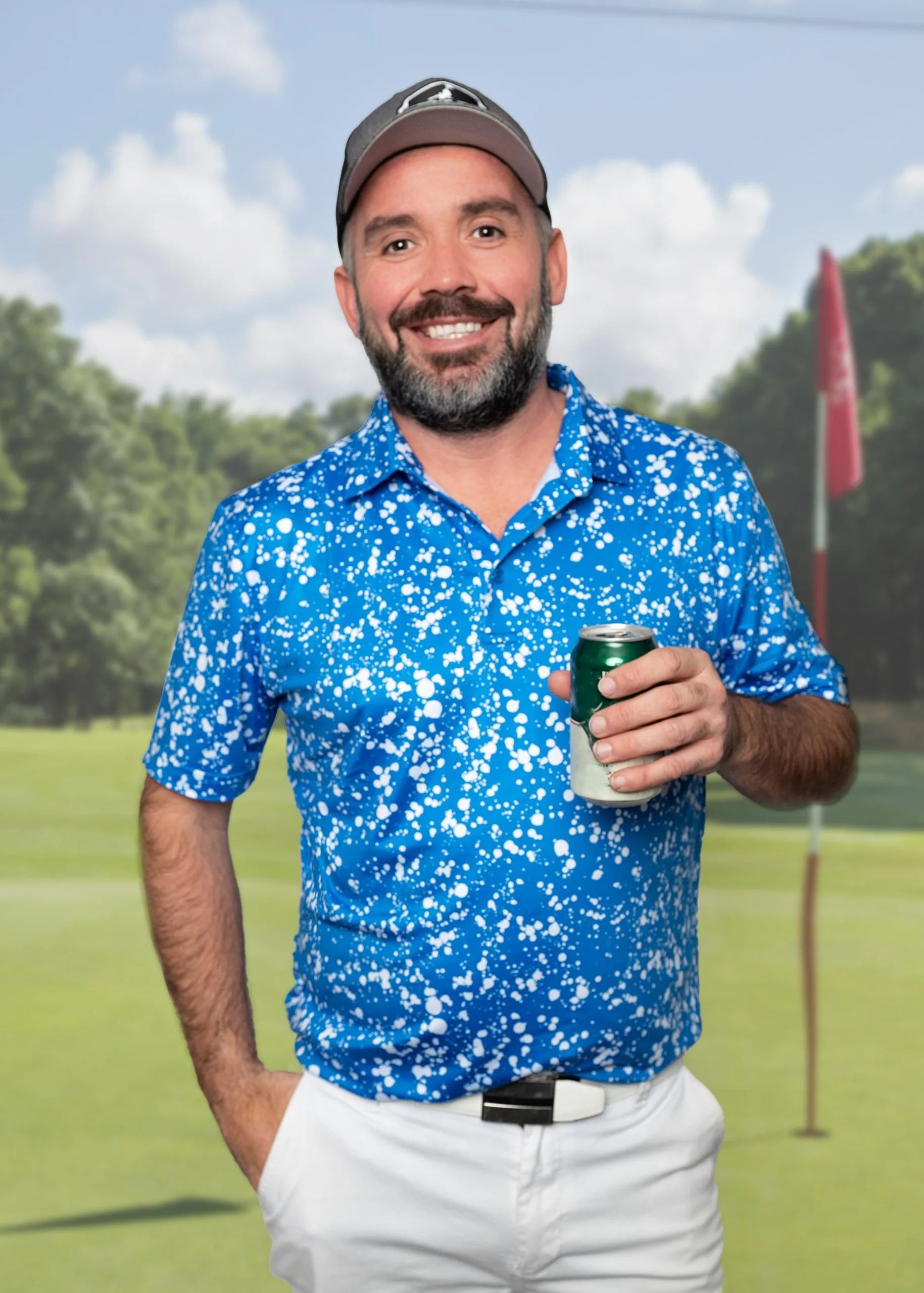 Stroke Play Golf Apparel Loose Cannon Men's Golf Polo 4 Stroke Play Golf Apparel Loose Cannon Men's Golf Polo - Image 2