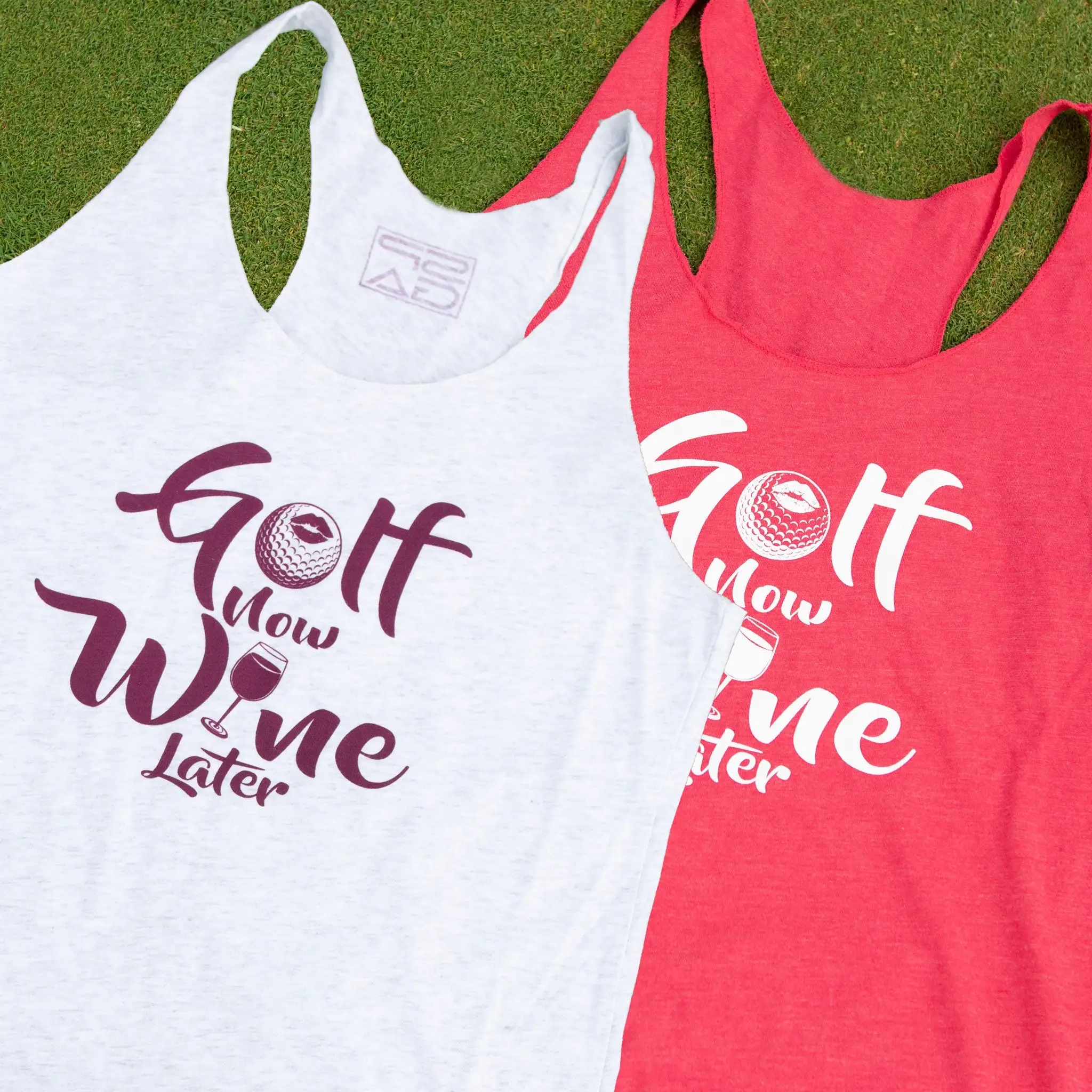 Stroke Play Golf Apparel Golf Now Wine Later Women's Tank Top 3 Stroke Play Golf Apparel Golf Now Wine Later Women's Tank Top