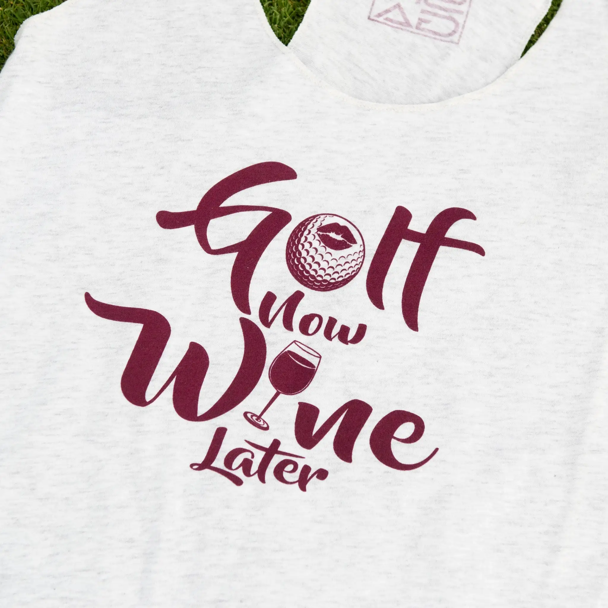Stroke Play Golf Apparel Golf Now Wine Later Women's Tank Top 8 Stroke Play Golf Apparel Golf Now Wine Later Women's Tank Top - Image 6