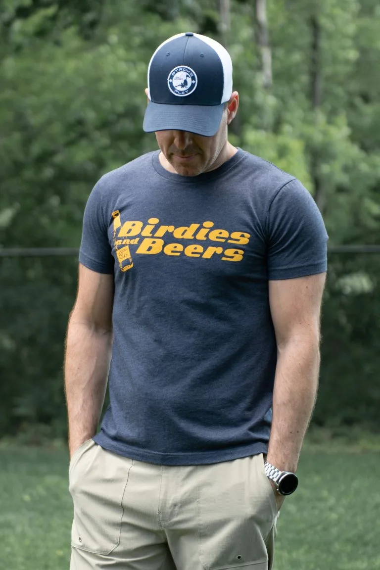 Stroke Play Golf Apparel Birdies And Beers Men's T-Shirt 4 Stroke Play Golf Apparel Birdies And Beers Men's T-Shirt - Image 2