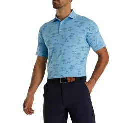FootJoy Tropic Golf Print Lisle Self Collar -golf clubs Shop FJ 29836 02 392885