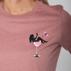 Stroke Play Golf Apparel 19th Hole Women's T-Shirt -golf clubs Shop Ladies t shirt close up short sleeve martini 19th hole fd32c1e8 e338 4db5 9e36 268a80086ce3