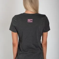 Stroke Play Golf Apparel Stroke Play Circle Women's T-Shirt -golf clubs Shop Ladies t shirt short sleeve back circle logo grey heather a670a9a7 b956 4321 a3d8 ef346389afae