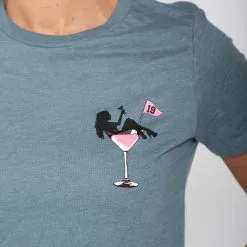 Stroke Play Golf Apparel 19th Hole Women's T-Shirt -golf clubs Shop Ladies t shirt slate close up short sleeve martini 19th hole a9edeb90 5e02 48c5 ada4 fac5cd685bbd