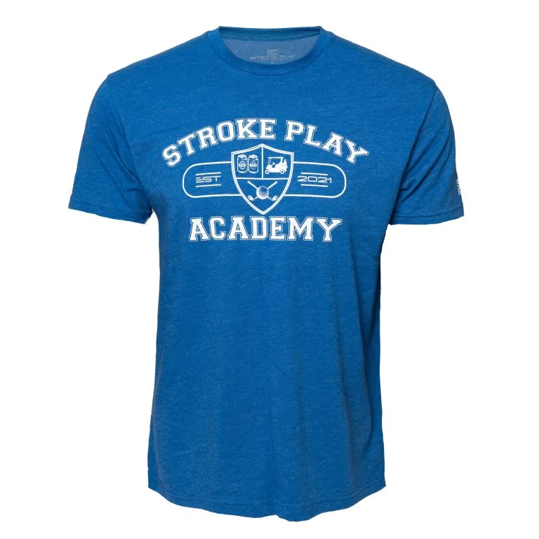 Stroke Play Golf Apparel Stroke Play Academy Men's T-Shirt 3 Stroke Play Golf Apparel Stroke Play Academy Men's T-Shirt