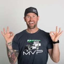 Stroke Play Golf Apparel MVP Men's T-Shirt -golf clubs Shop Stroke Play MVP tshirt t logo navy front cotton poly ca1913a6 9cd2 4b1c a5eb 66822f34a331 scaled