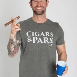 Stroke Play Golf Apparel Cigars & Pars Men's T-Shirt -golf clubs Shop Stroke Play cigars and pars tshirt t grey front 2 cotton poly a2978e6b 392e 4337 b42e 5d3d232f1e0f