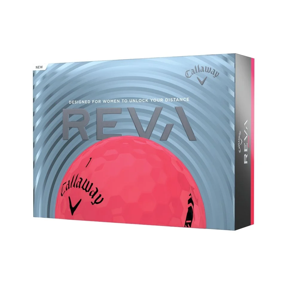 Callaway REVA Pink Golf Balls 3 Callaway REVA Pink Golf Balls