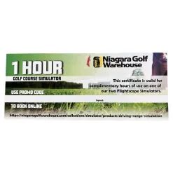 Niagara Golf Warehouse Indoor Simulator Voucher- Golf Course Play